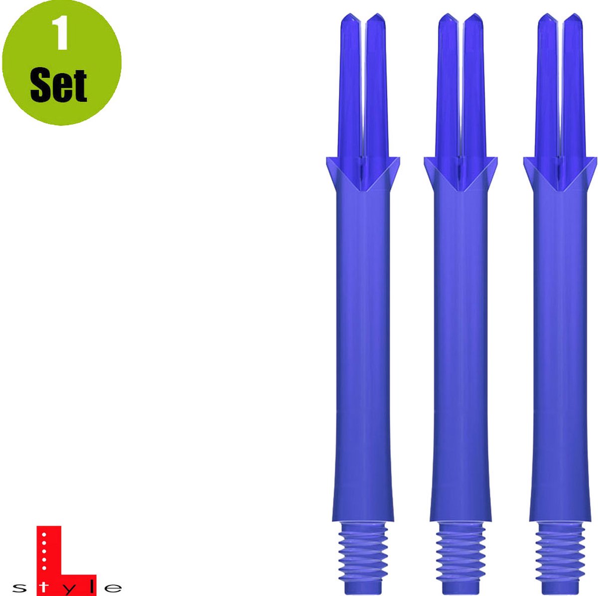 L-Style L-Shaft Locked Straight Blue - Dart Shafts Medium 330