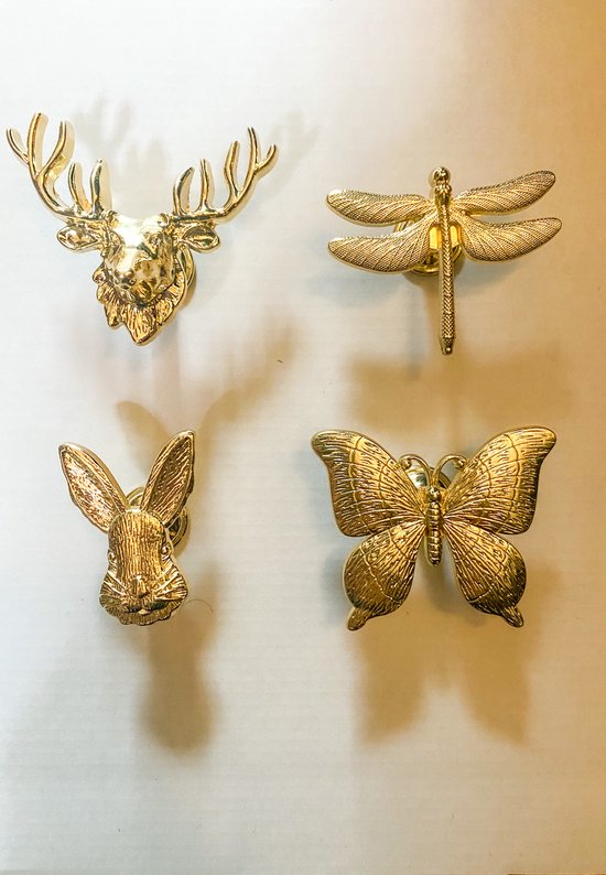 20 Boutons-Pression Décoratifs Animaux - Cerf, Chien, Hibou, Papillon - DIY Cuir & Tissu