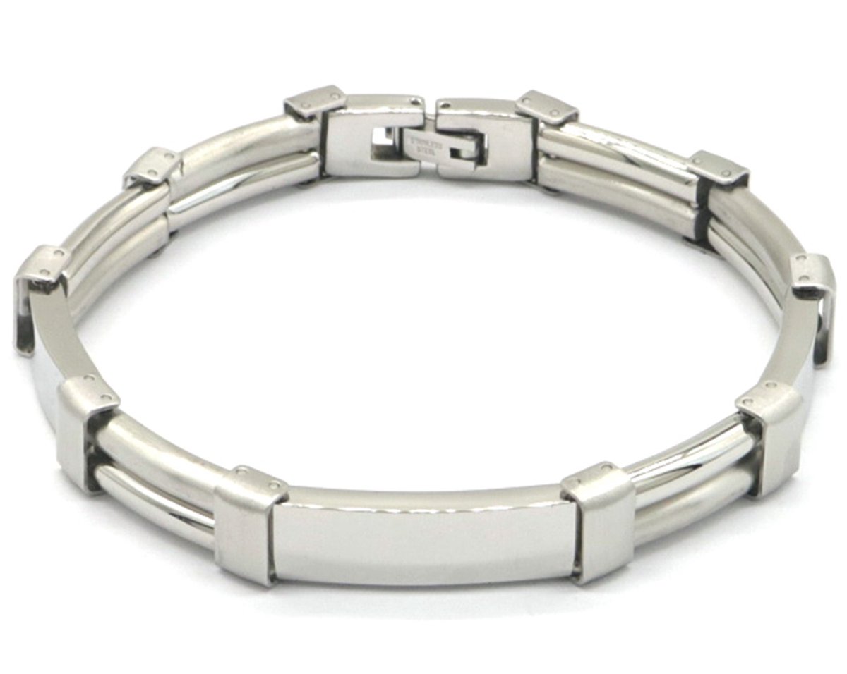 Armband Dames - RVS - Lengte 21 cm - Zilverkleurig