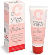 Cera Di Cupra Crema Mani - Snel geabsorbeerde, voedende crème met bijenwas en glycerine voor zachte, gladde en gehydrateerde handen. Geschikt voor alle seizoenen.