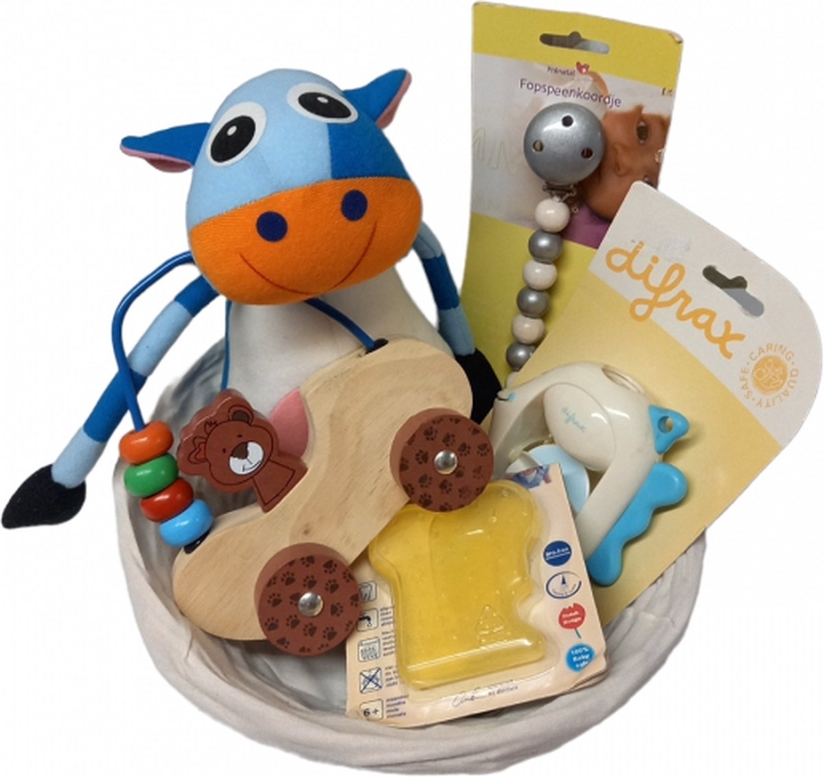 Goedkoopste mandje met knuffeltje koer