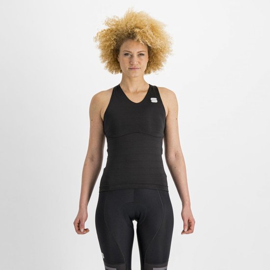 Sportful Fietsshirt Mouwloos voor Dames Zwart - SF Kelly W Top-Black - XL