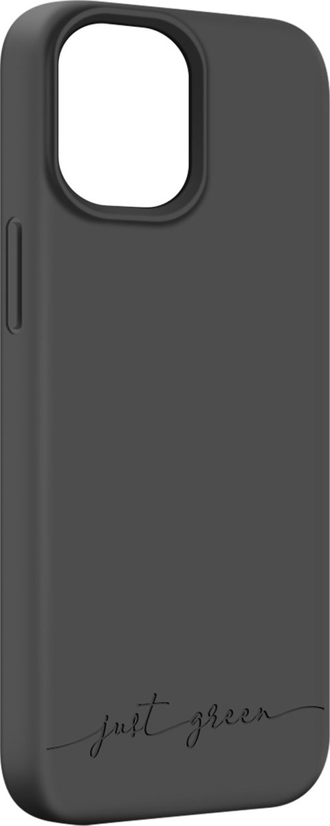 Apple iPhone 13 Mini biologisch afbreekbaar, Just Green zwart hoesje