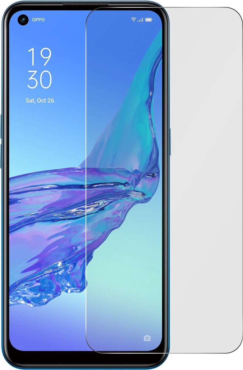 Gehard Glas Geschikt voor Oppo A53/Oppo A53s 9H Anti-vlekken transparant