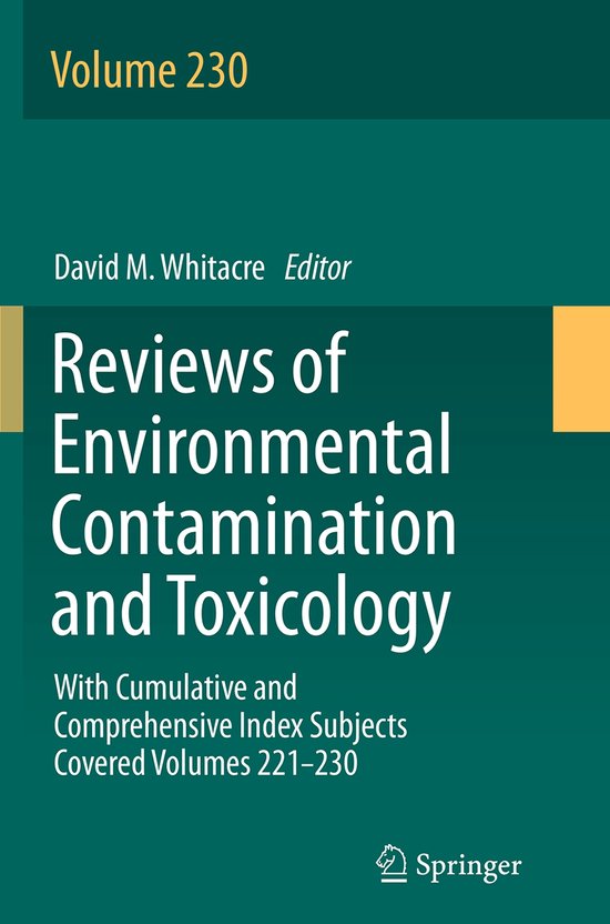 Reviews of Environmental Contamination and Toxicology - cover