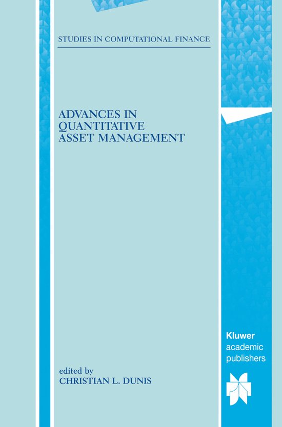 Advances in Quantitative Asset Management - cover