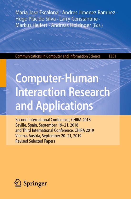 Computer Human Interaction Research and Applications - cover