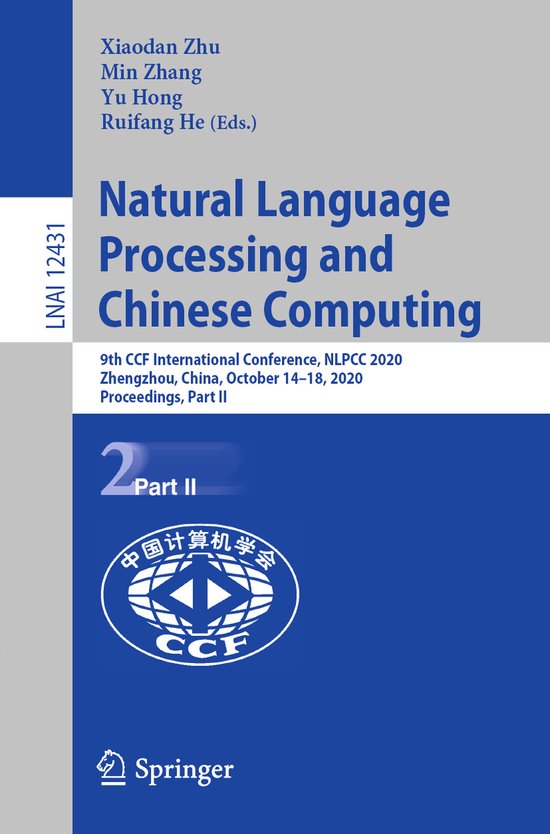 Lecture Notes in Computer Science12431- Natural Language Pro ... - cover