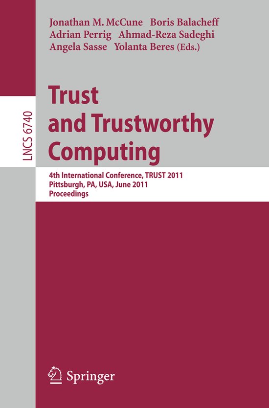 Trust and Trustworthy Computing - cover