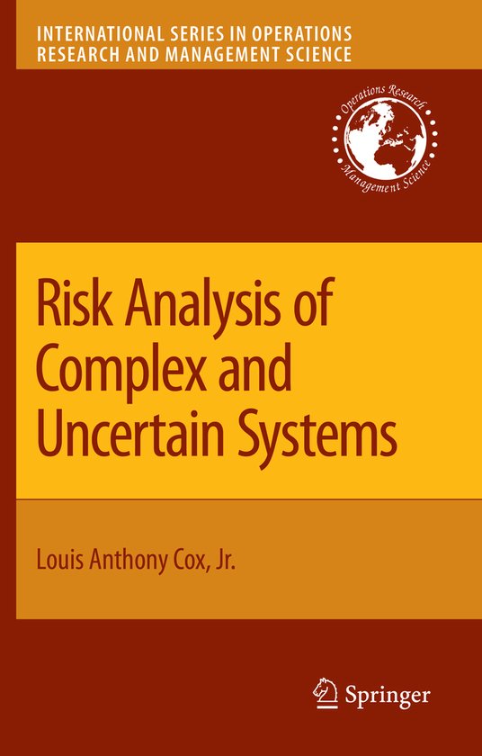 Risk Analysis of Complex and Uncertain Systems - cover