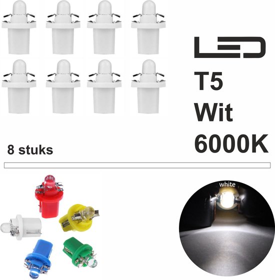 10X Blu Tachimetro LED SMD Illuminazione Bianco T4.7 Strumentazione