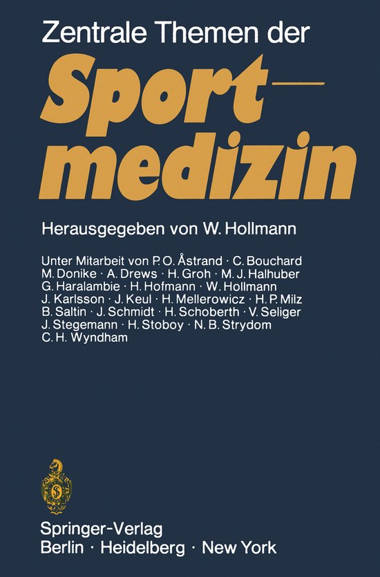 Zentrale Themen Der Sportmedizin - cover