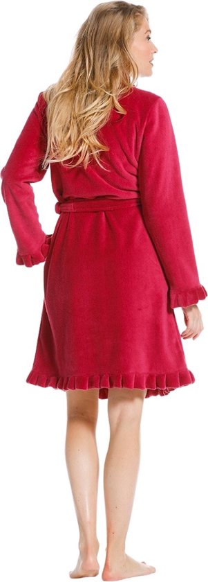 Badjas Fleece - Paars - Badjassen - Hunkemöller Badjas Fleece - Paars - Badjassen - Hunkemöller
