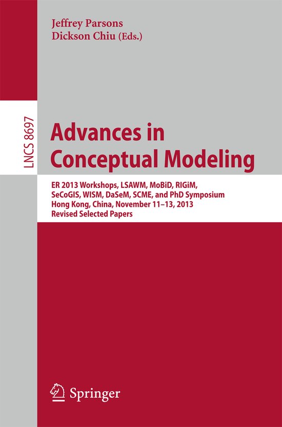 Advances in Conceptual Modeling - cover