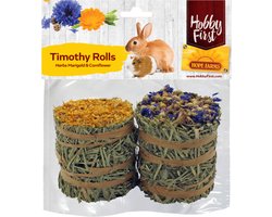 HobbyFirst Hope Farms Timothy Rolls Gouds- & Korenbloem 200 gr
