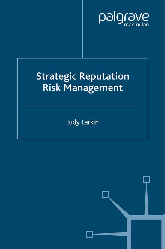 Strategic Reputation Risk Management - cover
