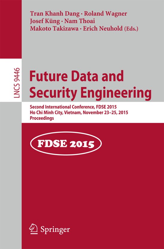 Future Data and Security Engineering - cover