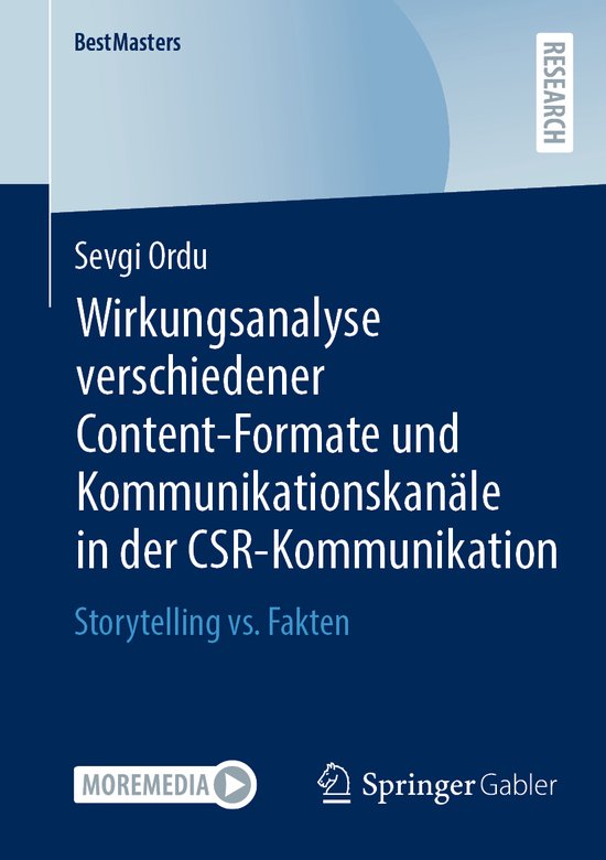 BestMasters- Wirkungsanalyse verschiedener Content-Formate u ... - cover