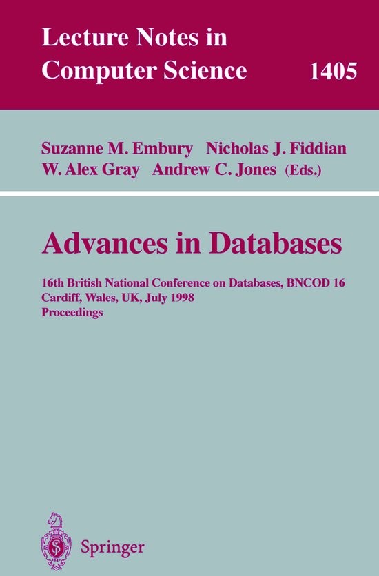Advances in Databases - cover