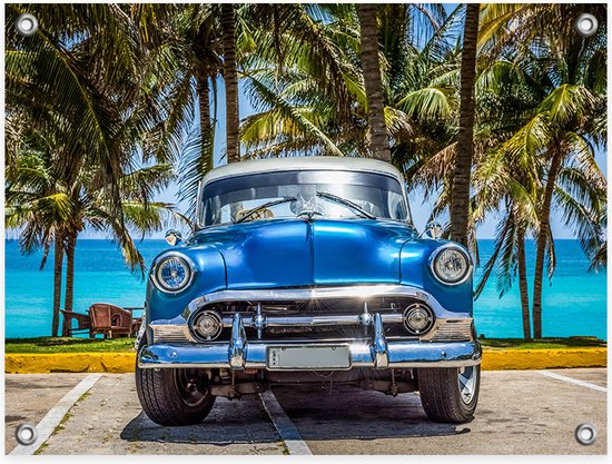 Tuinposter Cubaanse Taxi