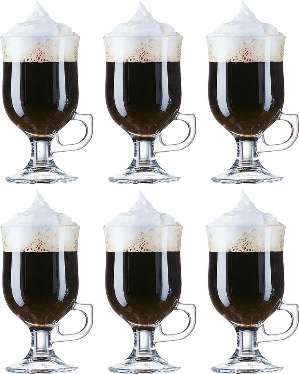 PASABAHCE - Lot 2 Verres Sur Pied Irish Coffee 28cl En Verre Transparent