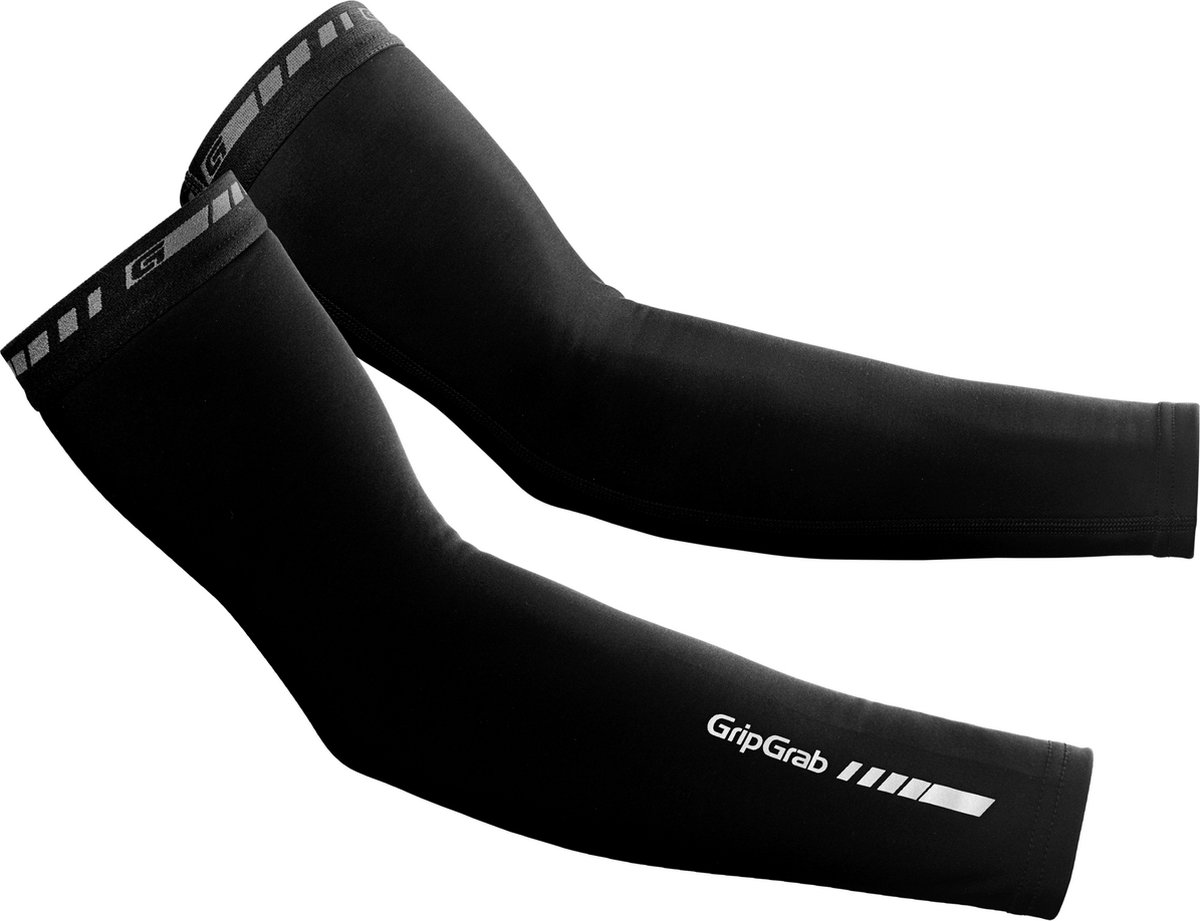 GripGrab - Classic Thermal Arm Warmers Winter Fiets Armstukken Armwarmers - Zwart - Unisex - Maat L