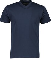T-shirt Jac Hensen - Col V- Blauw - 6XL Grandes Tailles