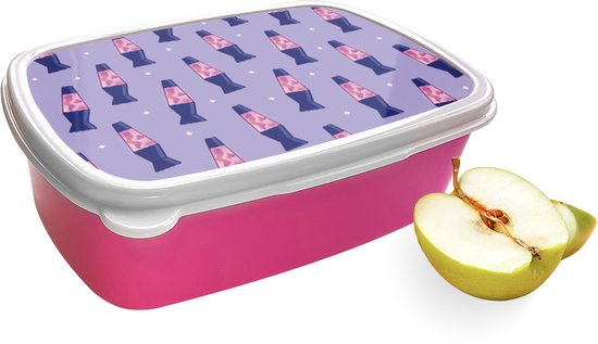 Boîte à pain rose avec Design Lampes de lave