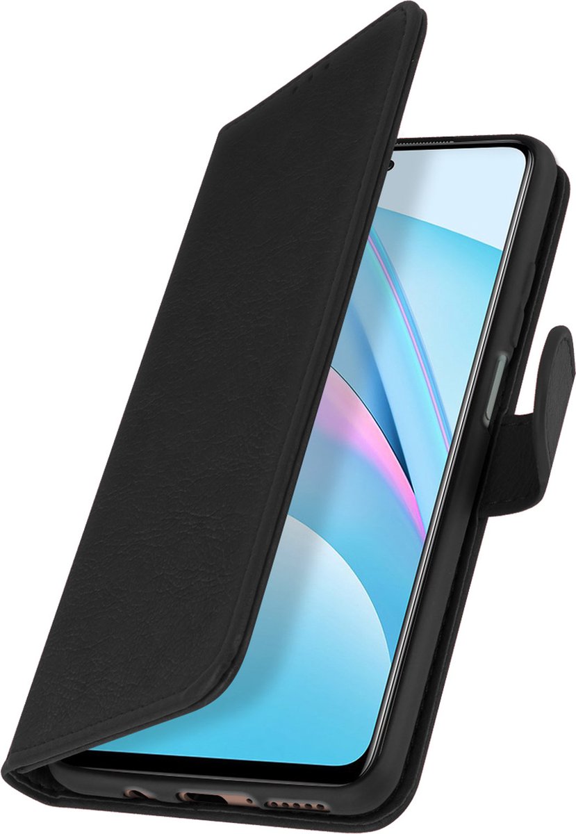 Geschikt voor Xiaomi Mi 10T Lite Bookcover Video Support Functie zwart