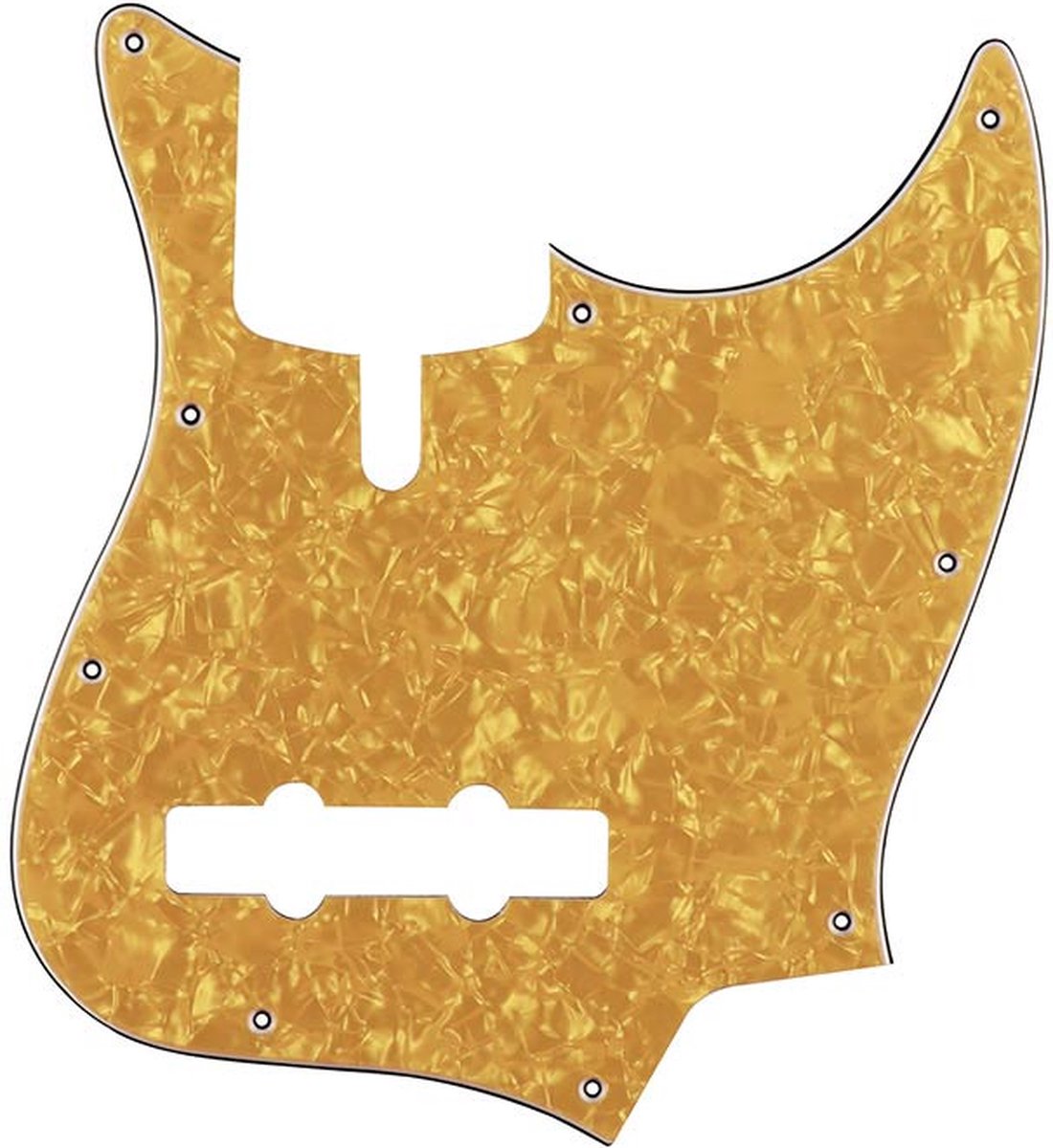 Boston M5V-310-PY pickguard, Sire Marcus Miller V-series 5-string, 3 ply, pearl yellow