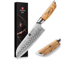 Santokumes van de Xinzuo B37 Damascus Series
