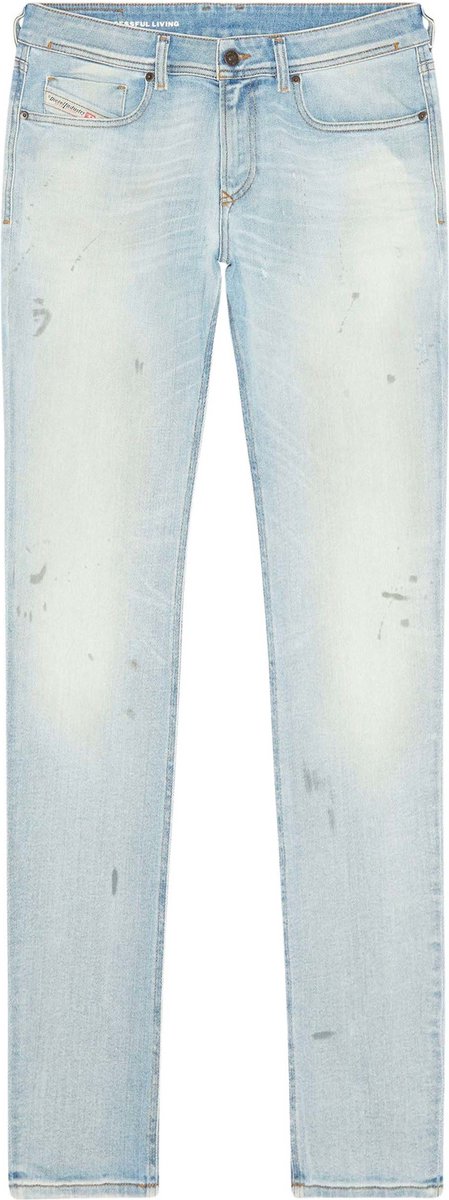 Diesel Jeans Blauw Katoen maat 38/34 Sleenker jeans blauw