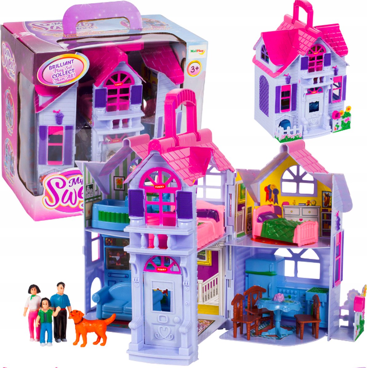 30 Stuks Poppenhuis Accessoires - Miniatuur Voeding En 30 Borden, Realistische Mini Vers Voedsel Voor Poppenhuis En Knutselen