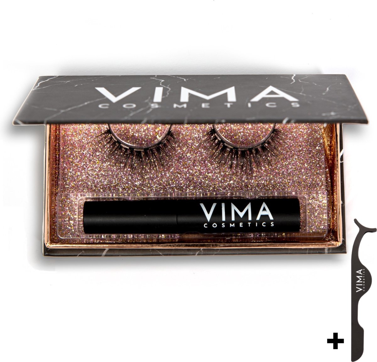 VIMA Magnetische wimpers - Naturel - Eyeliner + Applicator