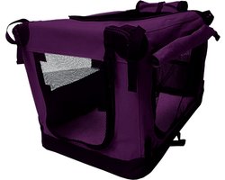 Topmast Nylon Bench Premium - Softcrate - Stoffen Vouwbench - Paars - 102 x 69 x 69 cm- XXL