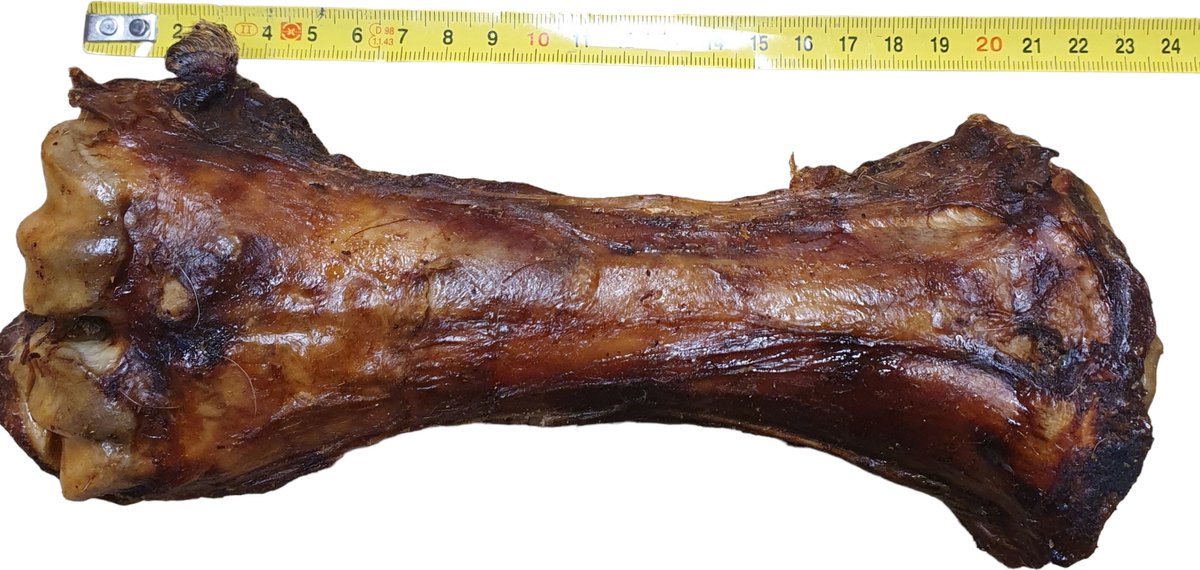 Bol.com 5× - Kalfsbot - Kauwsnack - Hondensnack - ca 400 gram per stuk - lengte bot 20 tot 25 cm aanbieding