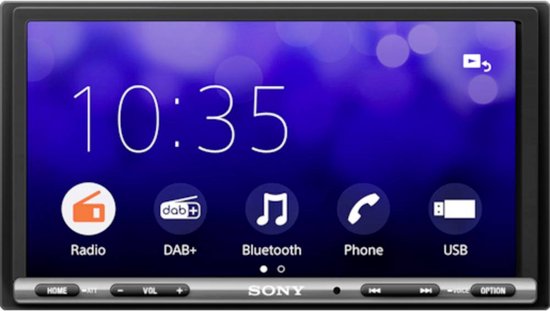 Sony XAV-AX3250 Autoradio met scherm DAB+ tuner, Android Auto, Apple CarPlay, Bluetooth handsfree