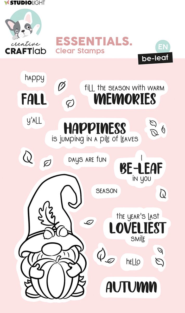 Clear stamps Be-leaf - Essentials nr. 283