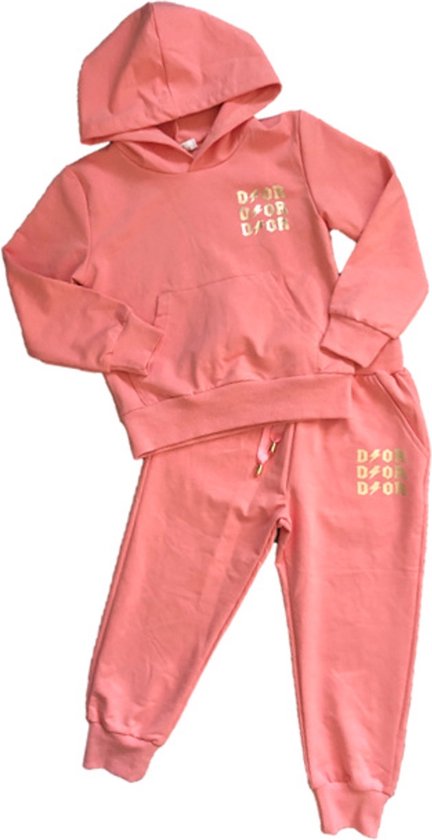 Huispak-comfypak-meisje-tiener-girl-roze-outfit-Joy (mt 98/104)