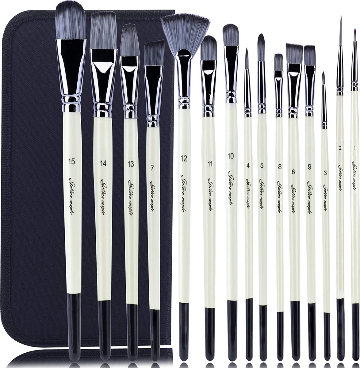 Set van Penselen Kwasten Verven – Schilderen Painting Brush Set Schilderen verf kwasten
