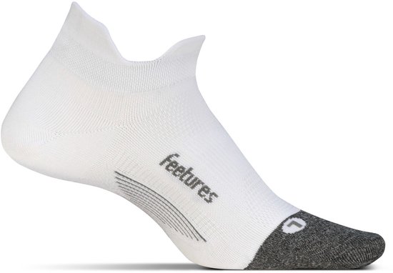 Feetures Elite Ultra Light No Show Tab - Zwart - Hardloopsokken - Sportsokken - Small - 34/37