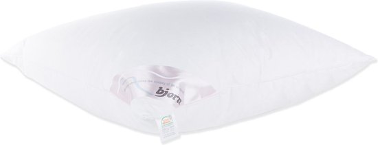 Neoplano Hoofdkussen van natuurlijk latexschuim, 100% katoen, bedkussen, 14 cm, hypoallergeen, tegen mijten, ademend