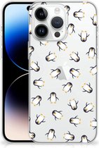 TPU bumper Geschikt voor iPhone 14 Pro Max Pinguïn
