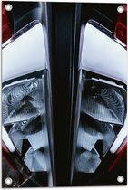 WallClassics - Affiche de jardin – Scooter avant – Photo 40x60 cm sur affiche de jardin (décoration murale pour l'extérieur et l'intérieur)