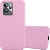 Coque Cadorabo pour Realme GT 2 PRO en ROSE CANDY - Coque de protection en silicone TPU souple