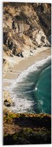 WallClassics - Verre Acrylique - Blue Sea at High Rocks - 30x90 cm Photo sur Verre Acrylique (Décoration murale sur Acrylique)