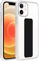 Cadorabo Hoesje geschikt voor Apple iPhone 11 in ZWART - Beschermhoes gemaakt van flexibel TPU silicone Cover Case met houder en standfunctie