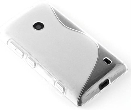 Cadorabo Hoesje geschikt voor Nokia X in SEMI-TRANSPARANT - Beschermhoes gemaakt van flexibel TPU silicone Case Cover