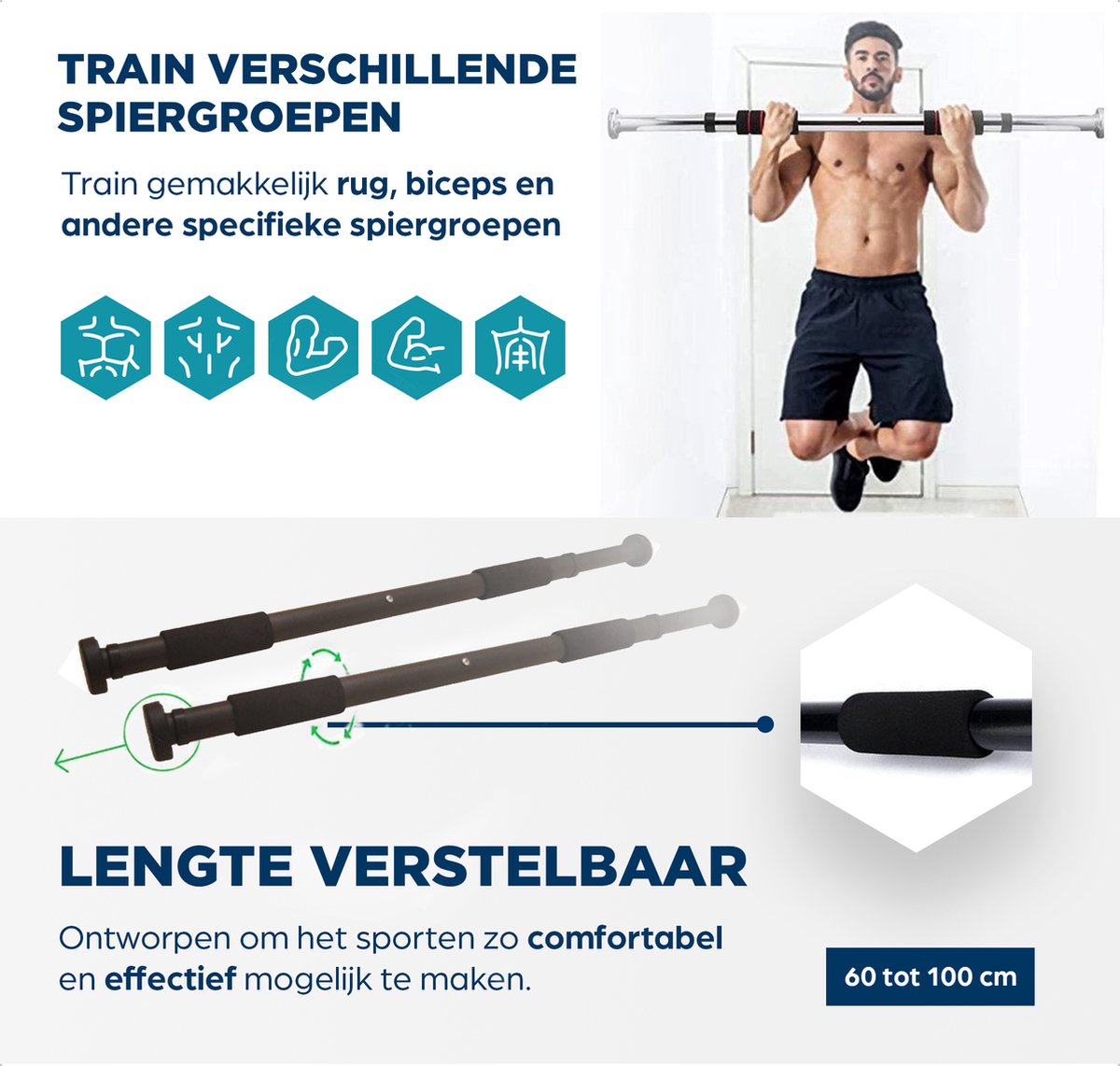 SOUTHWALL Pull Up Bar - Optrekstang Deur thumbnail 6