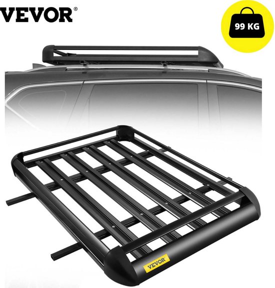 Vevor® Universeel Auto - - - 127x90x14 - Bagagerek - 90 KG | bol.com